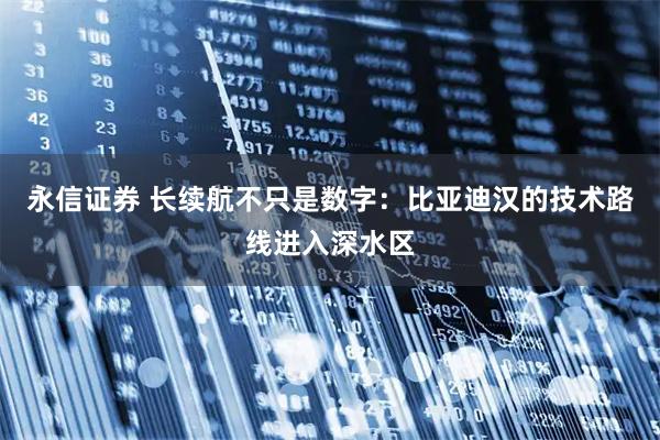 永信证券 长续航不只是数字：比亚迪汉的技术路线进入深水区